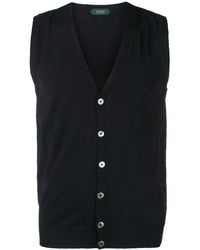 Zanone - Knitted Vest - Lyst