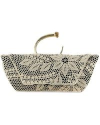 Magda Butrym - Bracelet Floral-Crochet Envelope Clutch Bag - Lyst