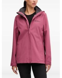 Jack Wolfskin - Trailtime Hooded Zip-fastening Performance Jacket - Lyst