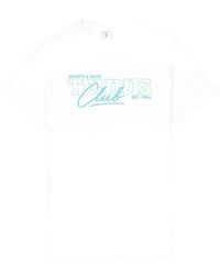 Sporty & Rich - T-Shirt mit 80s Tennis Club-Print - Lyst