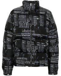 MISBHV - X Jean-Michel Basquiat Discography Puffer Jacket - Lyst