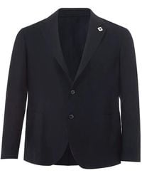 Lardini - Flower-Pin Notch-Lapels Suit Jacket - Lyst