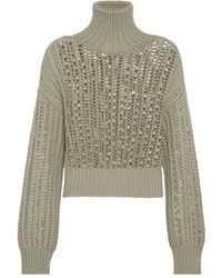 Brunello Cucinelli - Turtleneck Cashmere Sweater - Lyst