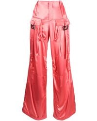 Fendi - Broek Met Wijde Pijpen - Lyst