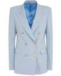 Tagliatore - Doppelreihiger Blazer mit goldfarbenen Knöpfen - Lyst