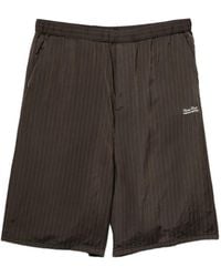 Undercover - Logo-Embroidered Pinstripe Shorts - Lyst