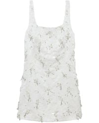 Jonathan Simkhai - Viva Beaded Mini Dress - Lyst