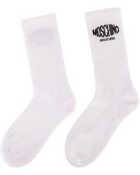 Moschino - Chaussettes À Logo - Lyst