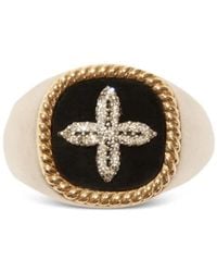 Pascale Monvoisin - Bowie Diamond Signet Ring - Lyst