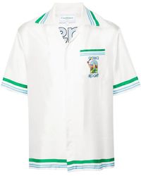 CASABLANCA - Casa Sport Silk Shirt - Lyst