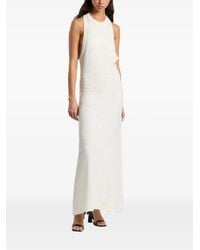Palm Angels - Curved-Logo Maxi Dress - Lyst