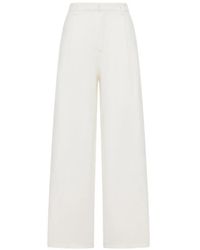 Max Mara - Wide-Leg Trousers - Lyst