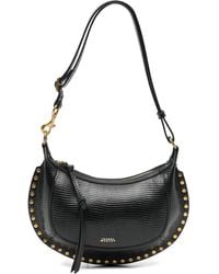 Isabel Marant - Oskan Schultertasche Mit Eidechsen-Effekt - Lyst