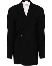 KENZO - Double-breasted Tailored Blazer - Lyst