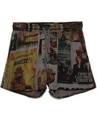 Stain Shade - Graphic-Print Shorts - Lyst