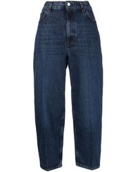 Totême - Tapered-Jeans mit hohem Bund - Lyst