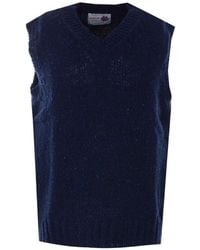 Howlin' - Cosmic V-Neck Knitted Vest - Lyst