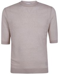 Ballantyne - Waffle-Knit Cotton T-Shirt - Lyst