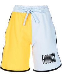 Logo-print colour-block shorts Farfetch Kleidung Hosen & Jeans Kurze Hosen Shorts 