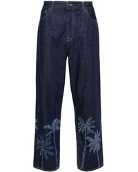 Alanui - Straight Jeans Met Grafische Print - Lyst