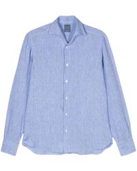 Barba Napoli - Long-Sleeve Linen Shirt - Lyst