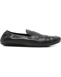 Prada - Slip-On Leather Loafers - Lyst