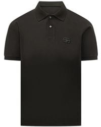 Emporio Armani - Logo Cotton Polo Shirt - Lyst