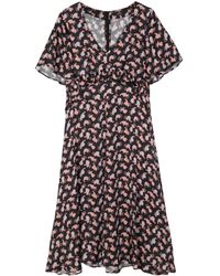 PS by Paul Smith - Abstract-print Flared Dress - Lyst
