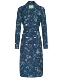 L'Agence - Trench Bradley À Fleurs - Lyst