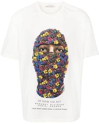 ih nom uh nit - Floral Face-print T-shirt - Lyst