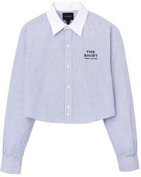Marc Jacobs - Camisa corta a cuadros gingham - Lyst