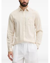 Guess - Logo-Patch Shirt - Lyst