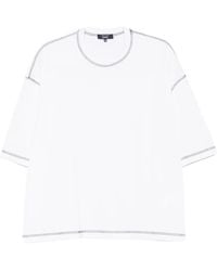 Comme des Garçons - Contrast-Stitch Boxy-Fit T-Shirt - Lyst