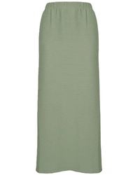 Max Mara - Pleated Elasticated-Waist Midi Skirt - Lyst