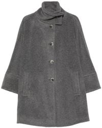 Emporio Armani - Wool Coat - Lyst