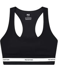 P.E Nation - Avant Racerback Logo-Band Sports Bra - Lyst