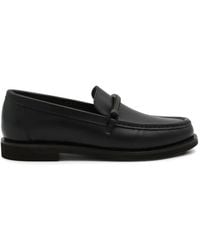 Brunello Cucinelli - Monili Leather Loafers - Lyst