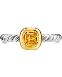 David Yurman - Dy Mercer Citrine Cable Ring - Lyst