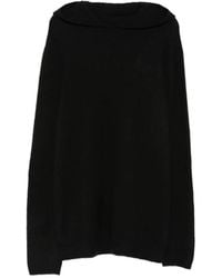 Rick Owens - Knitted Hooded Sweater - Lyst
