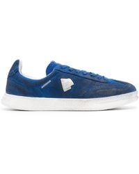 Adererror - Raff Logo-Embroidered Suede Sneakers - Lyst