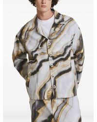 IRINA VOINEA - Marble Overshirt - Lyst