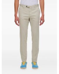 PT Torino - Flat-Front Stretch-Cotton Regular Trousers - Lyst
