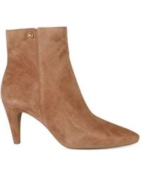 MICHAEL Michael Kors - Daniela Suede Ankle Boots - Lyst