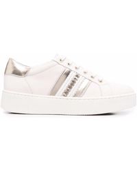 Geox - Skyely Leather Sneakers - Lyst