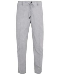 Peserico - Drawstring-Waistband Tailored Trousers - Lyst