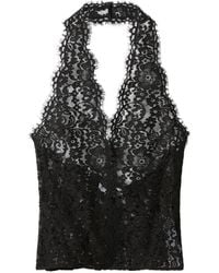 Stella McCartney - Halterneck Lace Top - Lyst