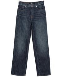 7 For All Mankind - Stovepipe Belt-Loop Jeans - Lyst