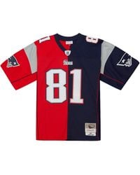 Mitchell & Ness - Nfl Split Legacy "New England Patriots 2007 Randy Moss" Jersey - Lyst