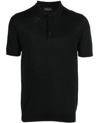 Roberto Collina - Short-sleeve Knitted Polo Shirt - Lyst