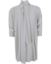 Gentry Portofino - Scarf-Neck Cardigan - Lyst
